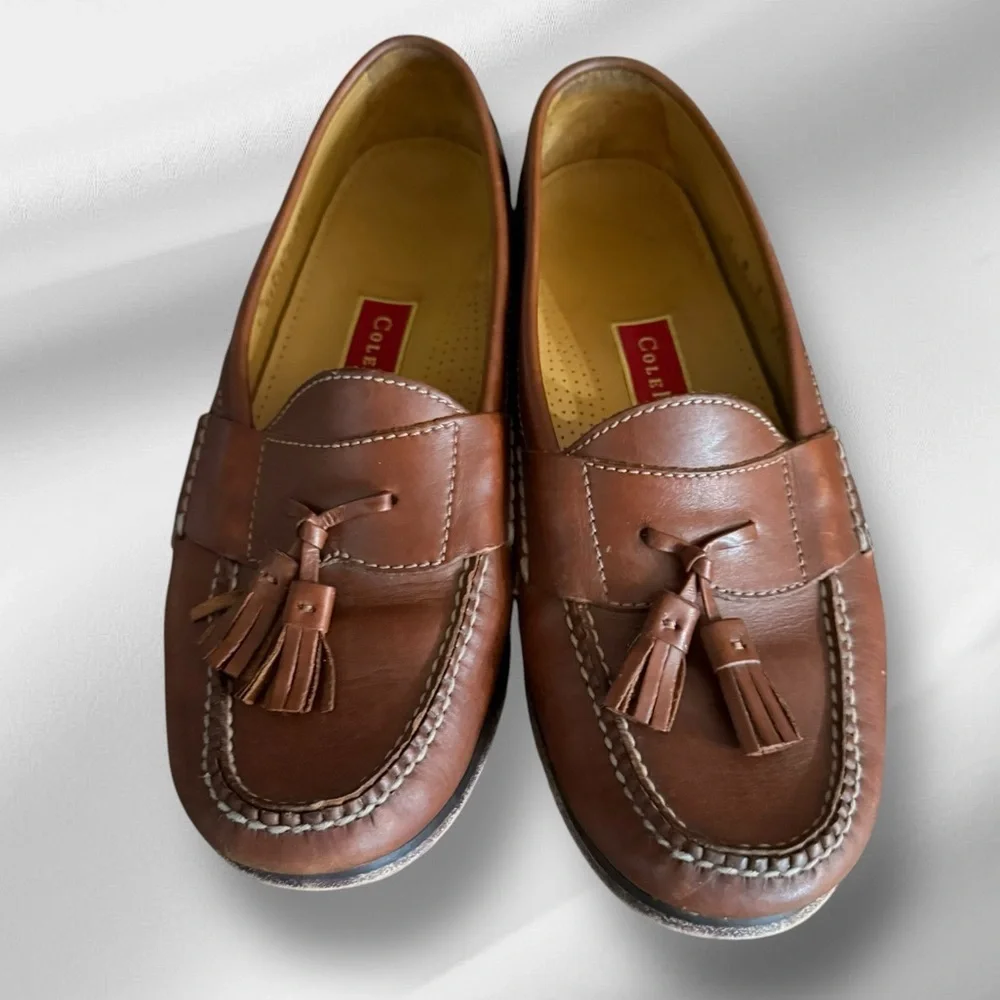 Cole Haan Brown Leather Loafers‎